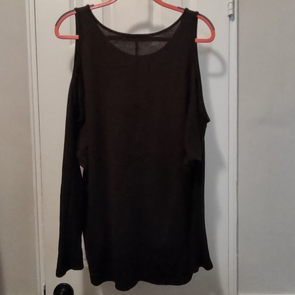 Zenzea black long sleeve cold shoulder size medium - Picture 6 of 6